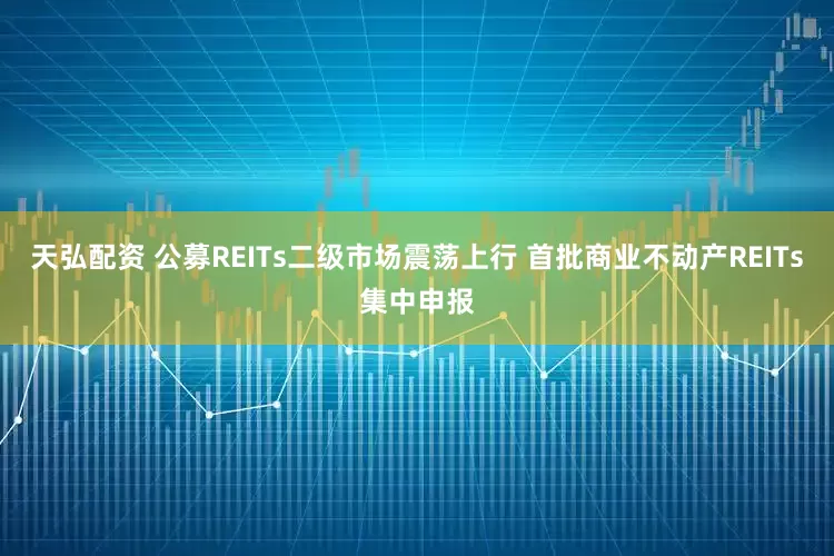 天弘配资 公募REITs二级市场震荡上行 首批商业不动产REITs集中申报